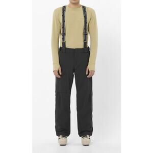 New Salomon Brilliant Pant Snow Bid, Deep Black Size Medium